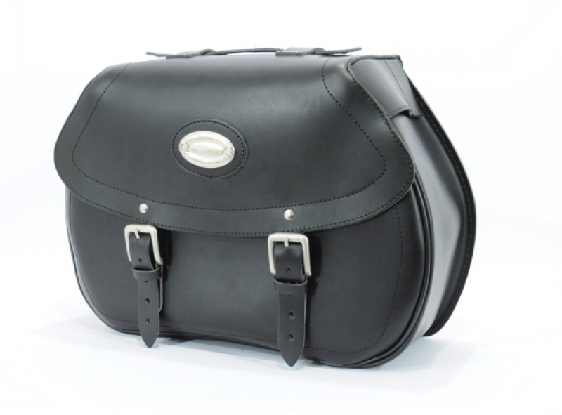 genuine leather saddlebags